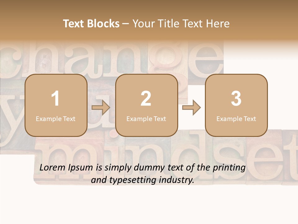 Antique Grunge Typography PowerPoint Template