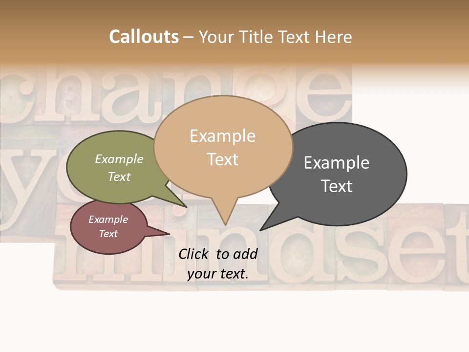 Antique Grunge Typography PowerPoint Template
