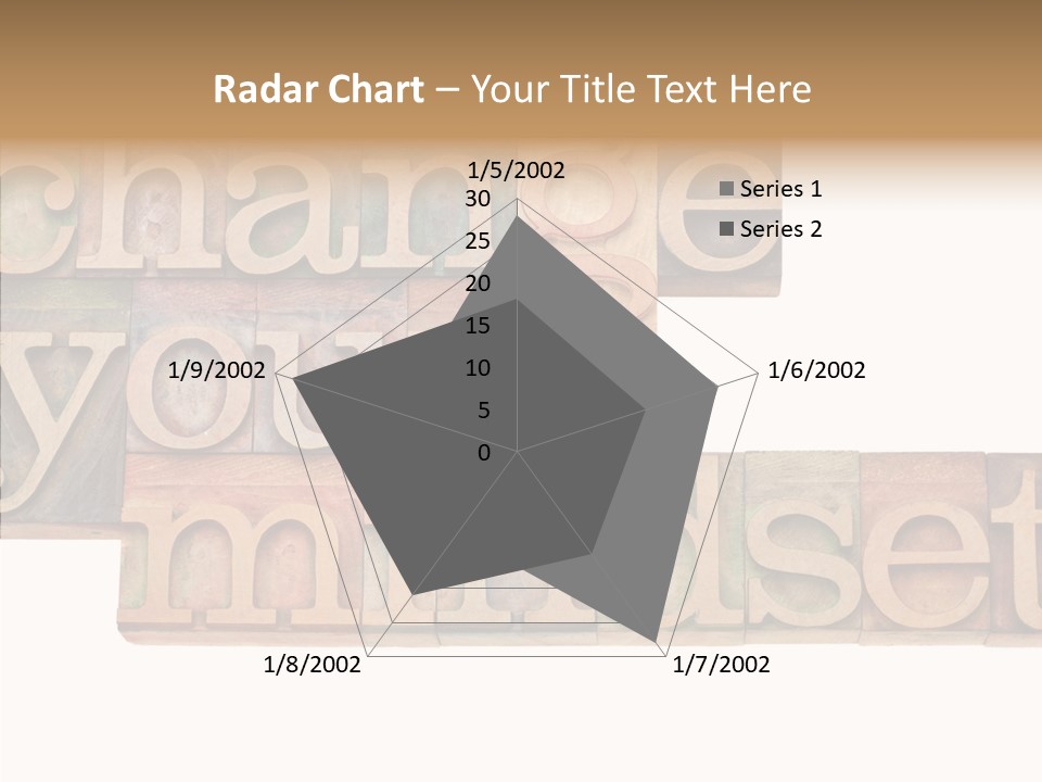 Antique Grunge Typography PowerPoint Template