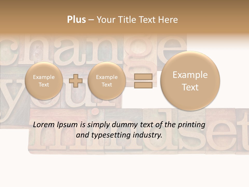 Antique Grunge Typography PowerPoint Template