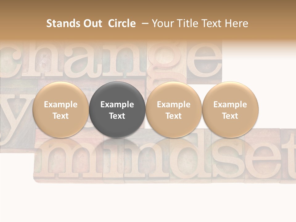 Antique Grunge Typography PowerPoint Template