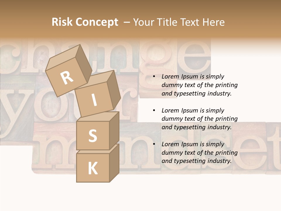 Antique Grunge Typography PowerPoint Template