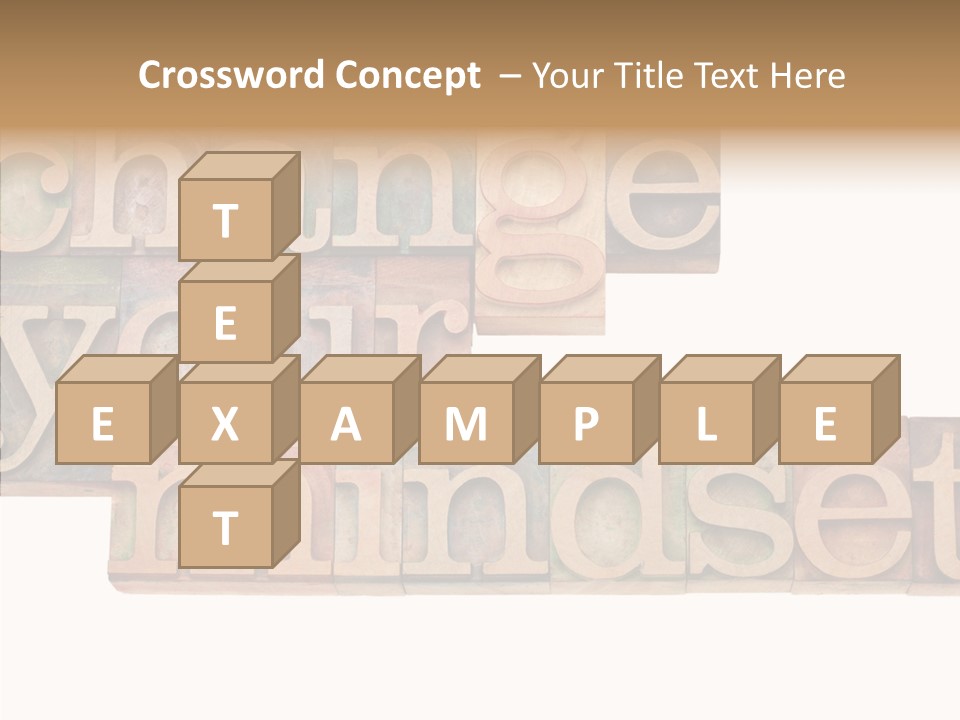 Antique Grunge Typography PowerPoint Template