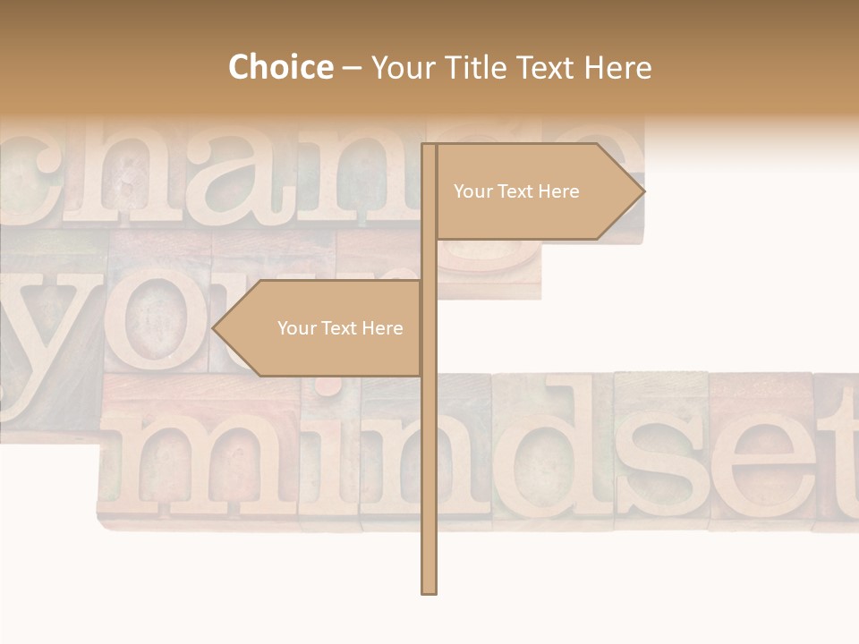 Antique Grunge Typography PowerPoint Template