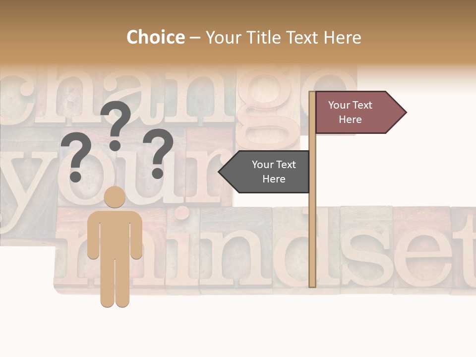 Antique Grunge Typography PowerPoint Template