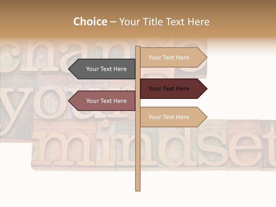 Antique Grunge Typography PowerPoint Template