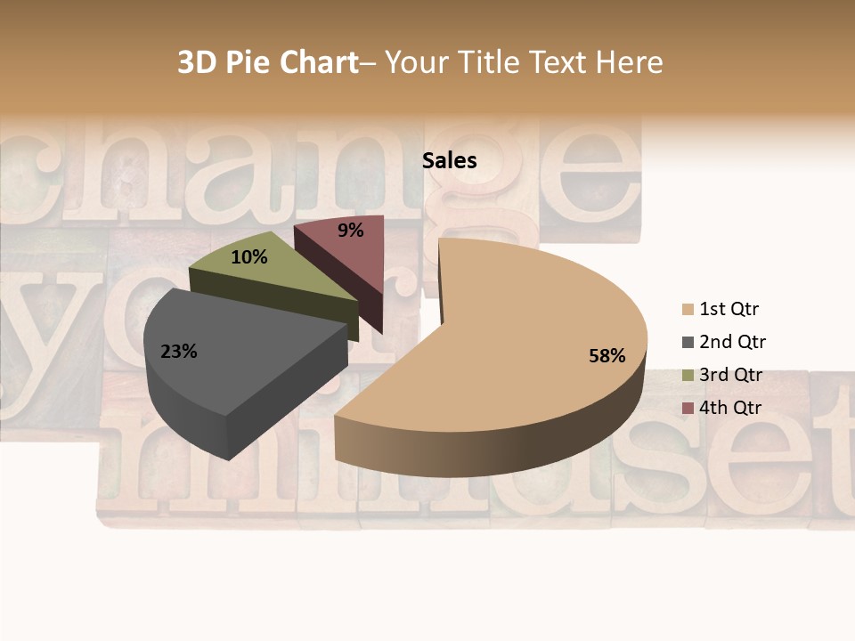 Antique Grunge Typography PowerPoint Template
