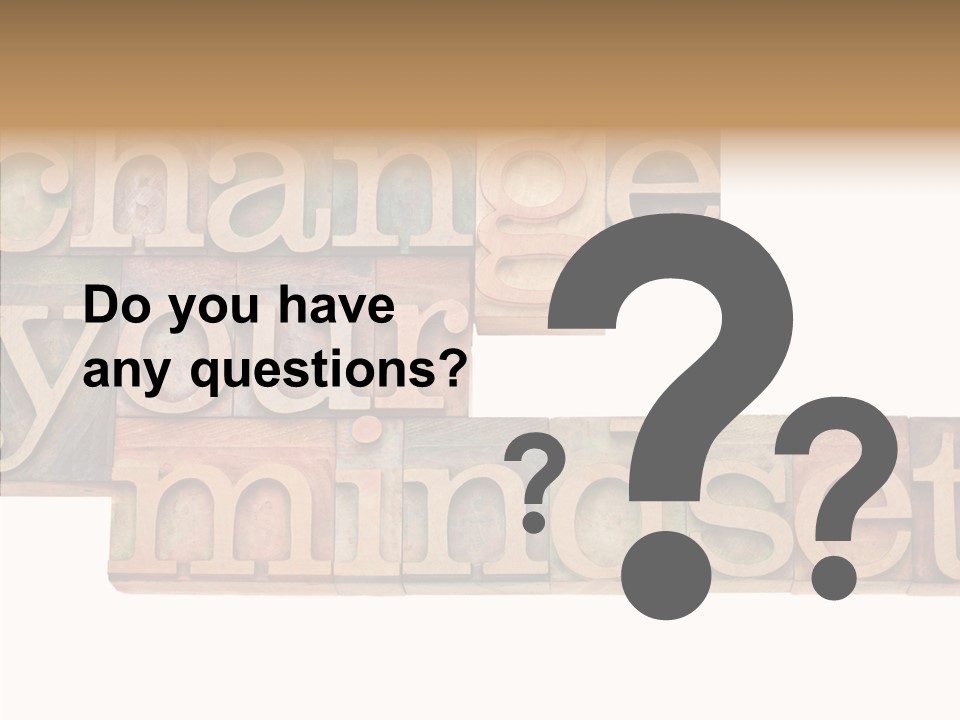 Antique Grunge Typography PowerPoint Template