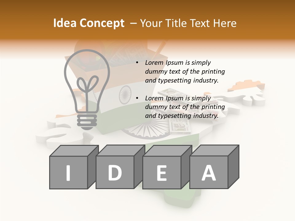Computer Key Computer Media PowerPoint Template