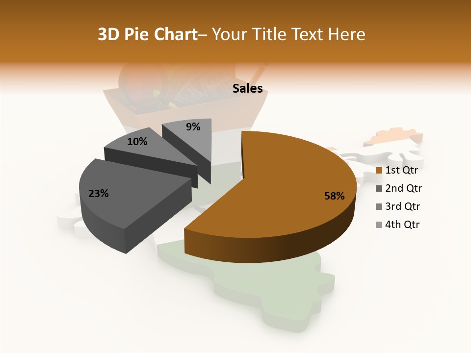 Computer Key Computer Media PowerPoint Template