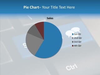 Computer Key Computer Media PowerPoint Template