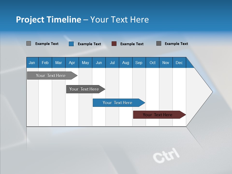 Computer Key Computer Media PowerPoint Template