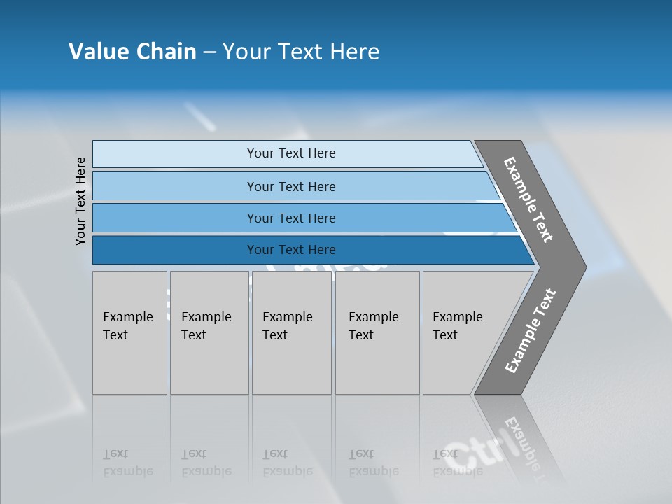 Computer Key Computer Media PowerPoint Template