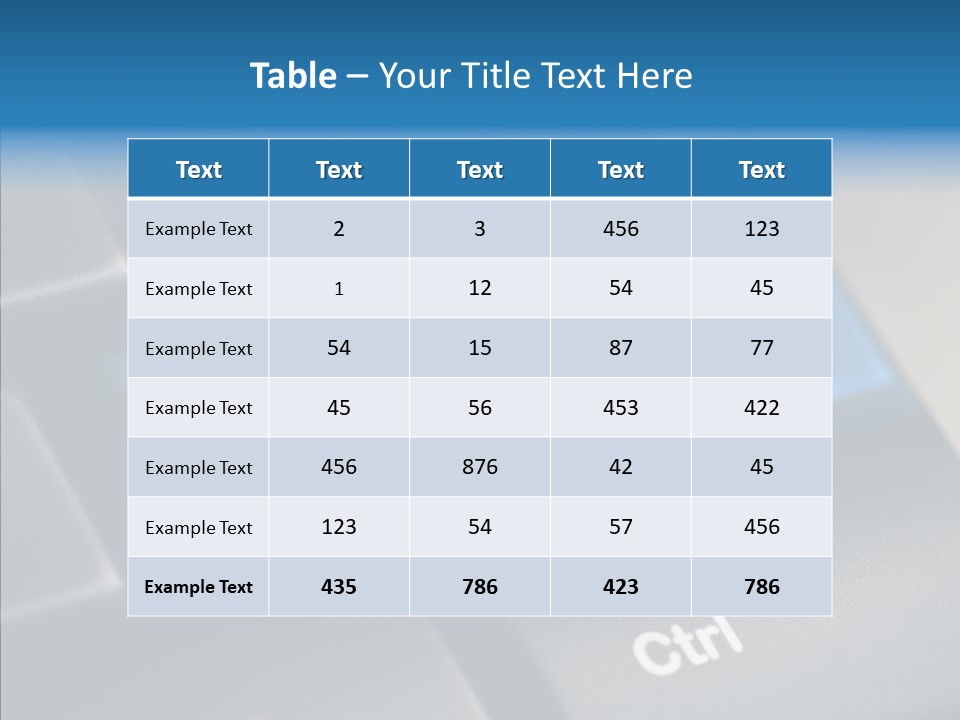 Computer Key Computer Media PowerPoint Template