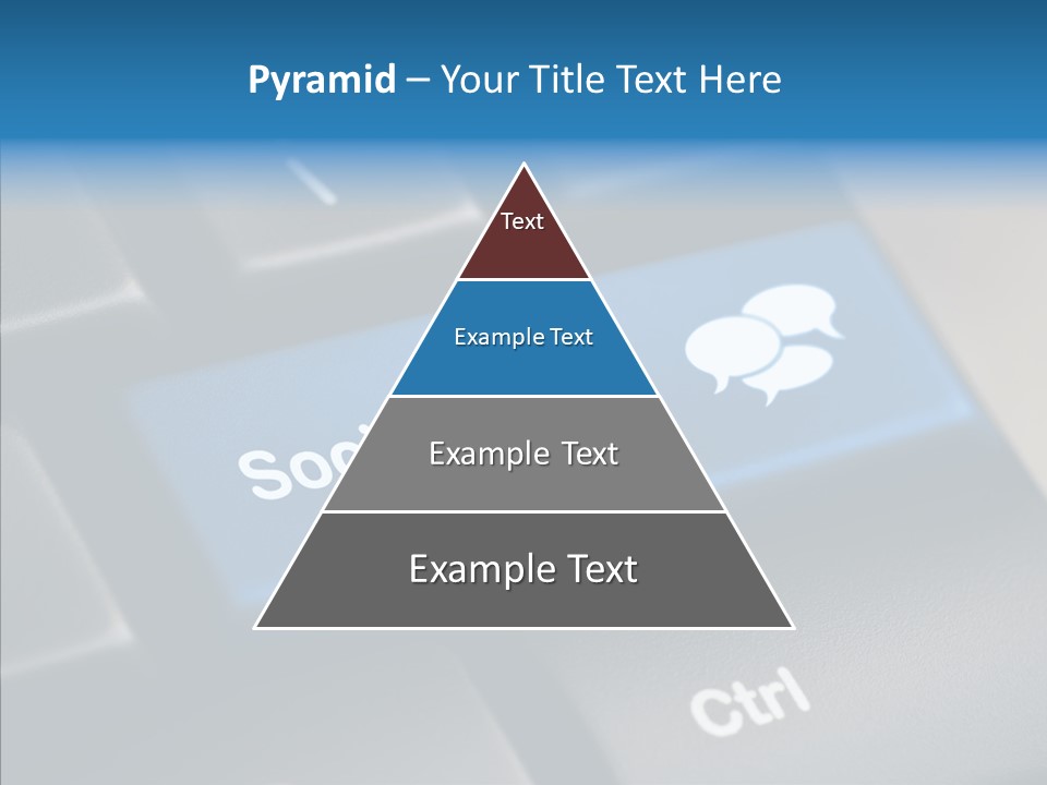 Computer Key Computer Media PowerPoint Template