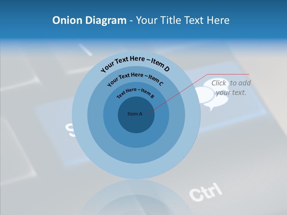 Computer Key Computer Media PowerPoint Template