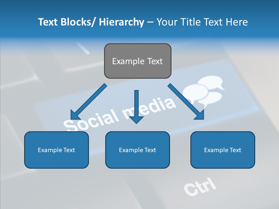 Computer Key Computer Media PowerPoint Template