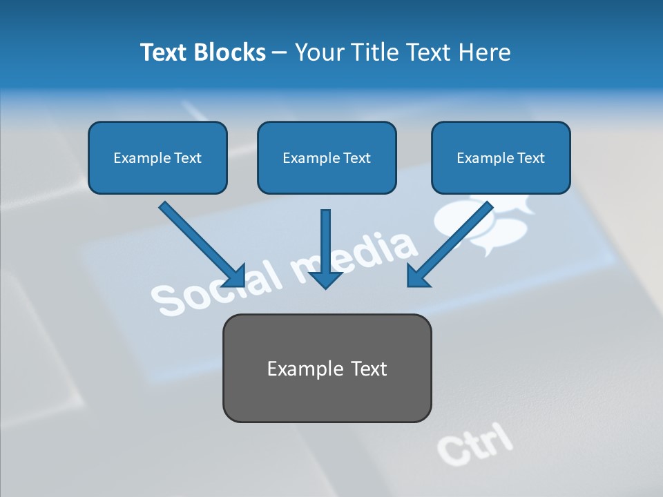 Computer Key Computer Media PowerPoint Template
