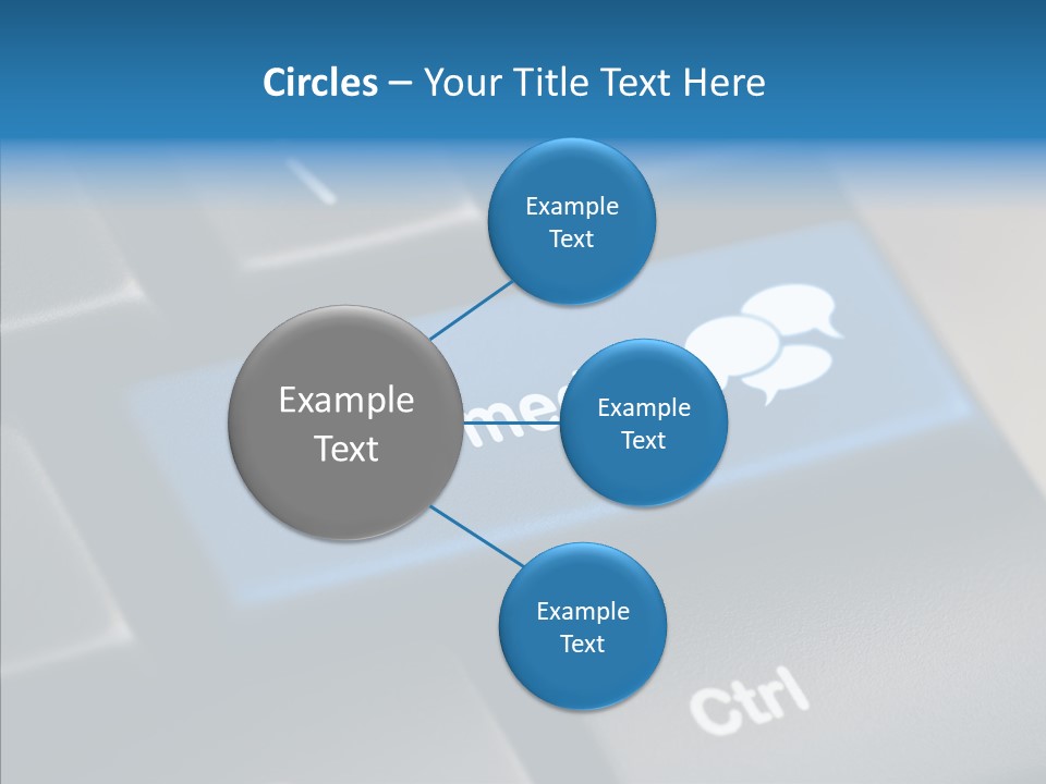 Computer Key Computer Media PowerPoint Template