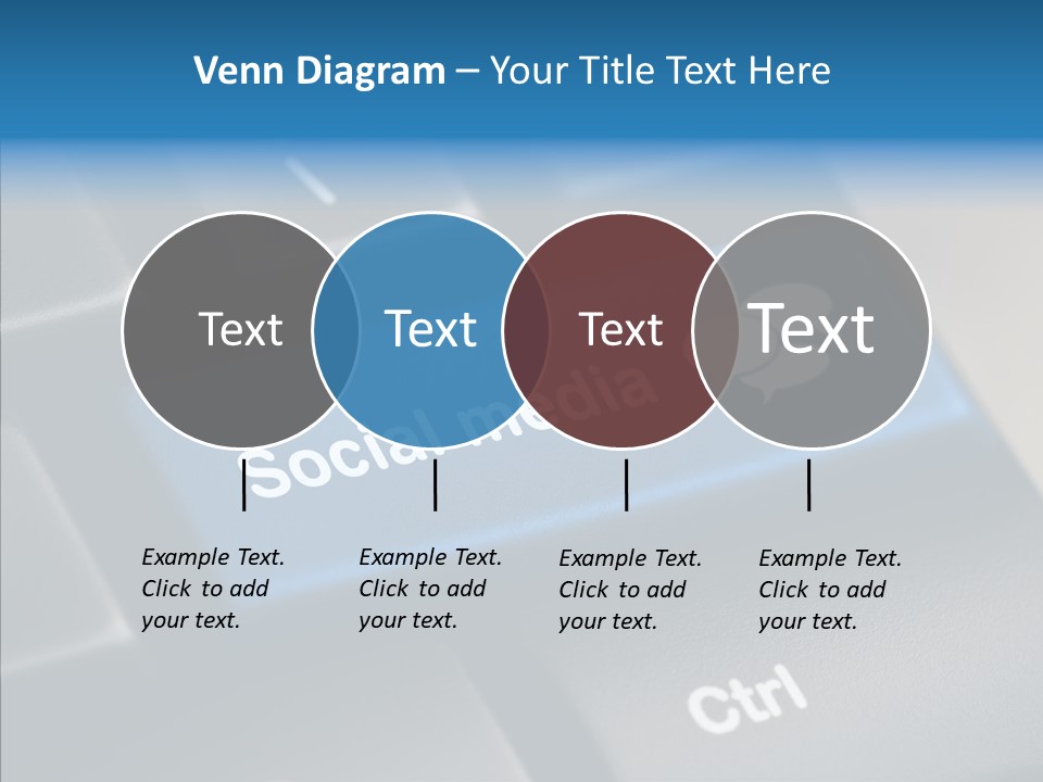 Computer Key Computer Media PowerPoint Template