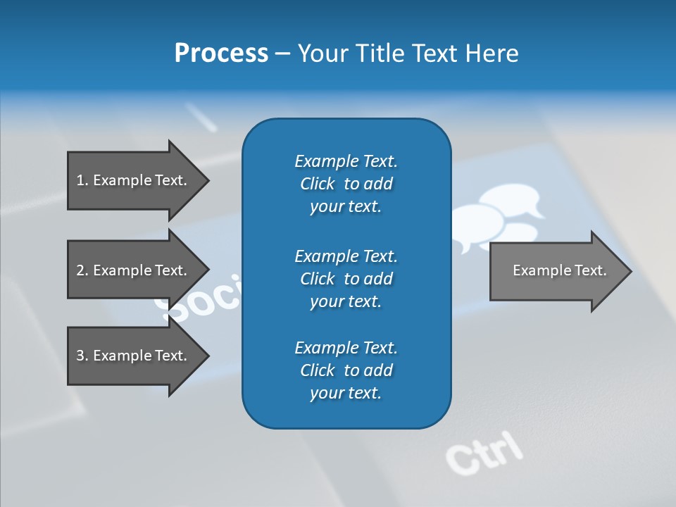 Computer Key Computer Media PowerPoint Template