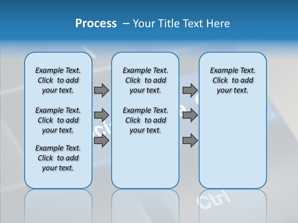 Computer Key Computer Media PowerPoint Template