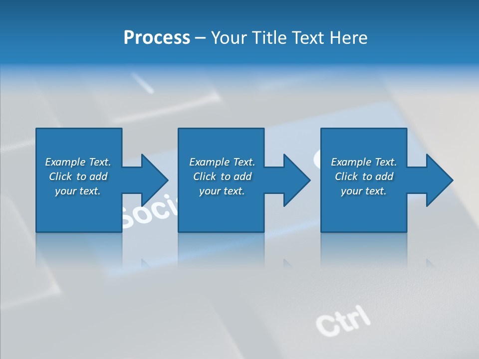 Computer Key Computer Media PowerPoint Template