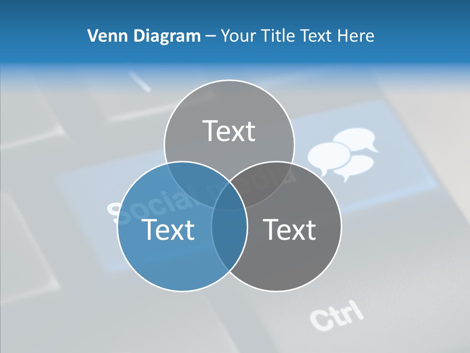 Computer Key Computer Media PowerPoint Template