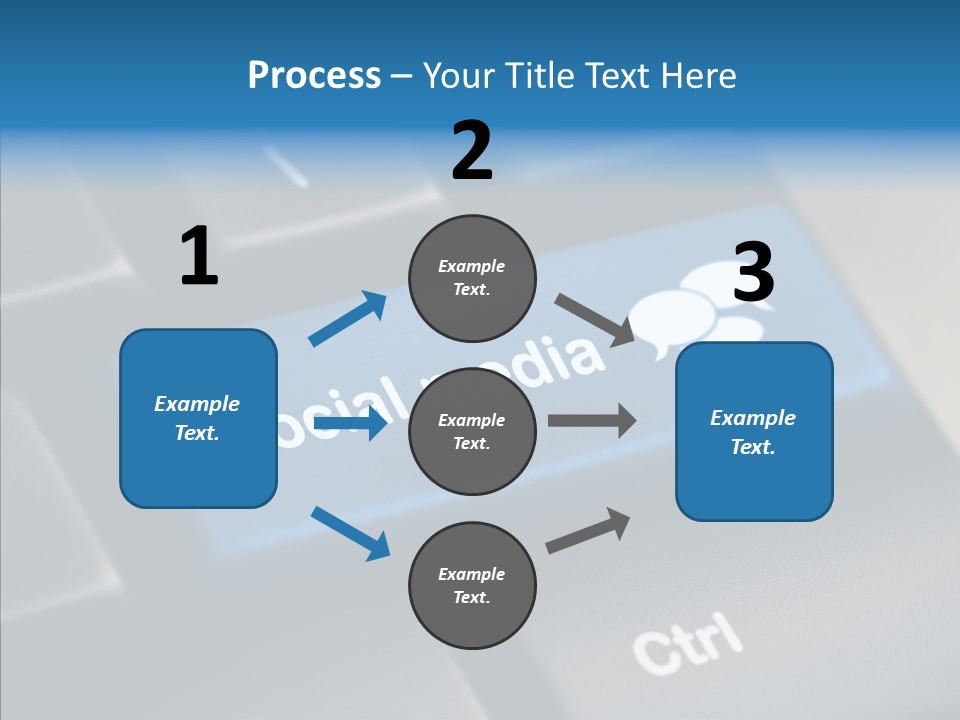 Computer Key Computer Media PowerPoint Template