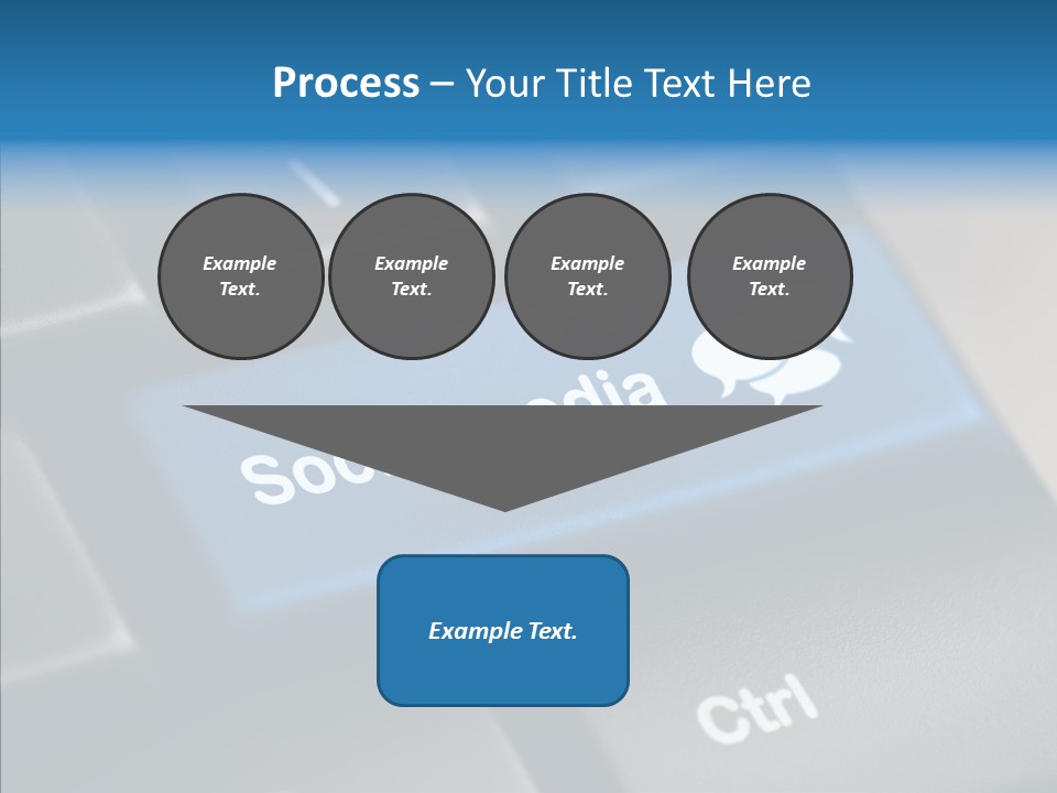 Computer Key Computer Media PowerPoint Template