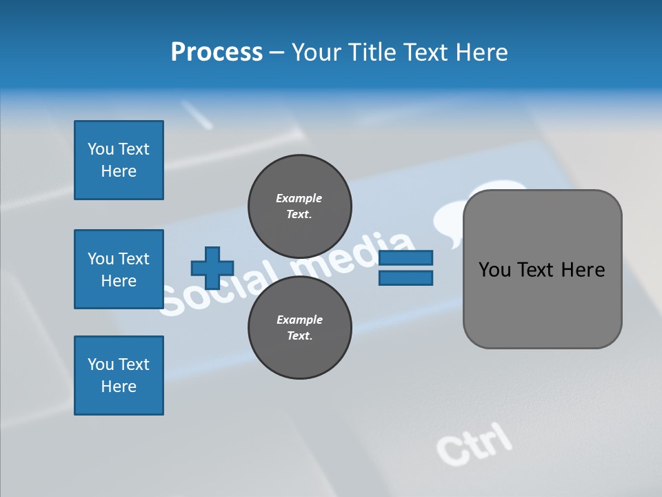 Computer Key Computer Media PowerPoint Template