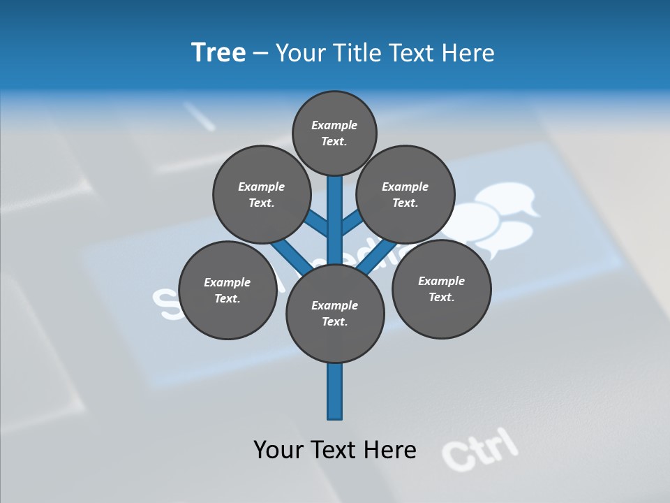 Computer Key Computer Media PowerPoint Template