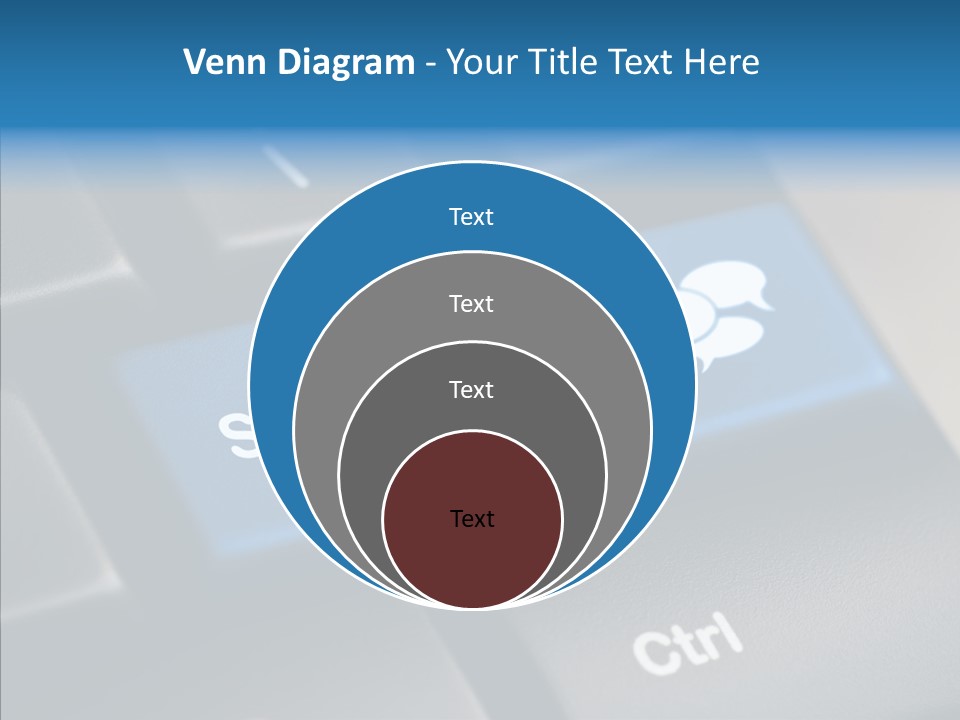 Computer Key Computer Media PowerPoint Template