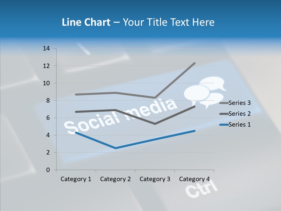 Computer Key Computer Media PowerPoint Template