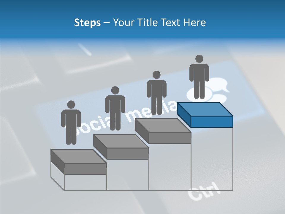Computer Key Computer Media PowerPoint Template