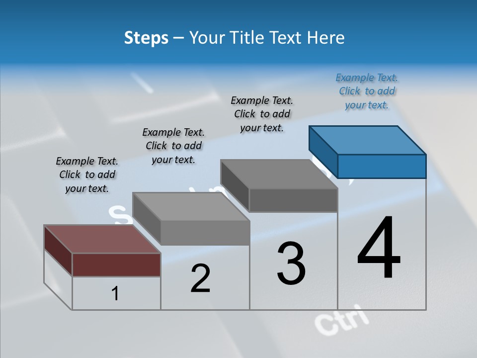 Computer Key Computer Media PowerPoint Template