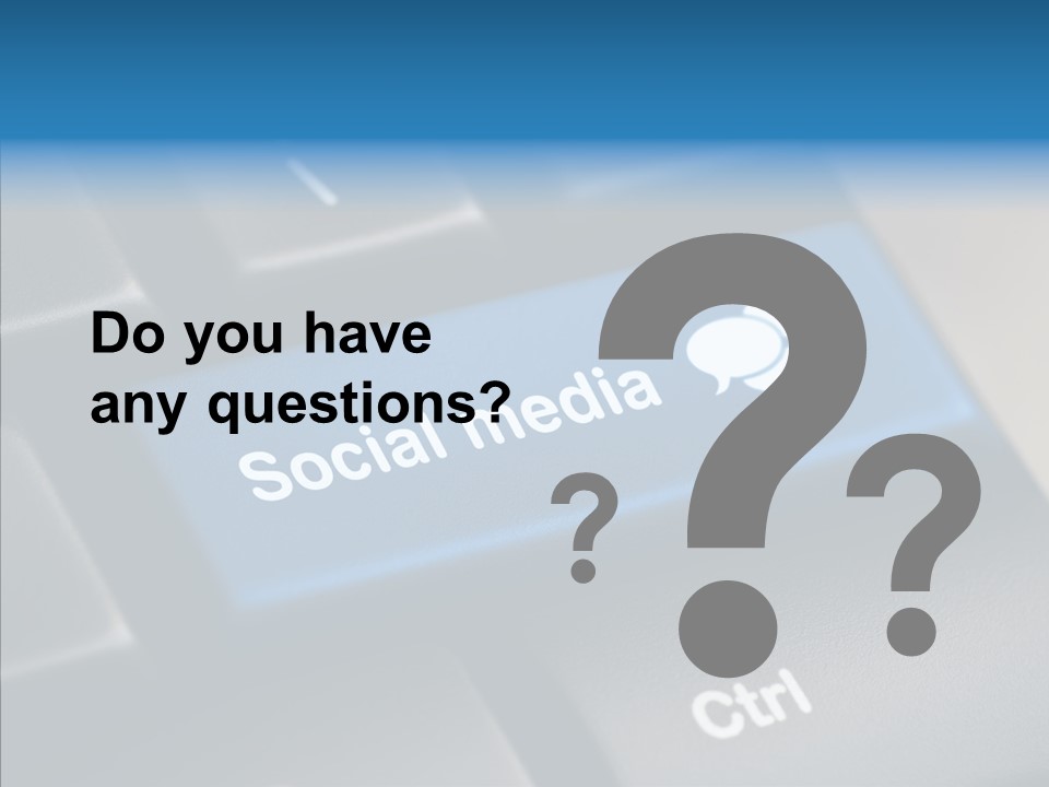 Computer Key Computer Media PowerPoint Template