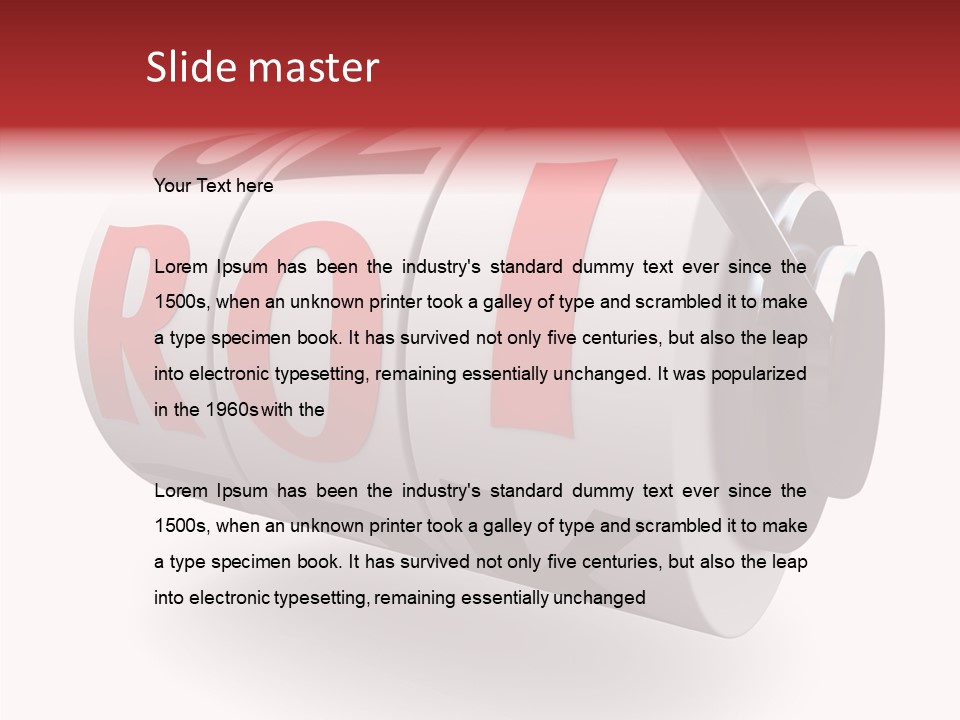 Chance Unsure Word PowerPoint Template