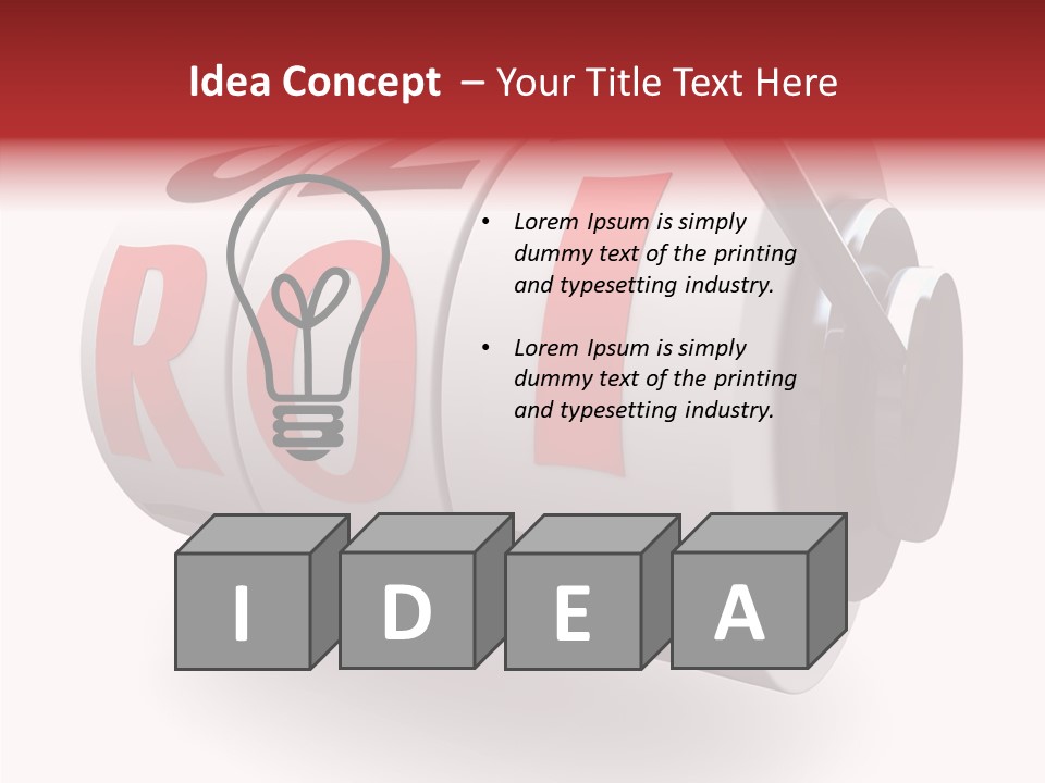 Chance Unsure Word PowerPoint Template
