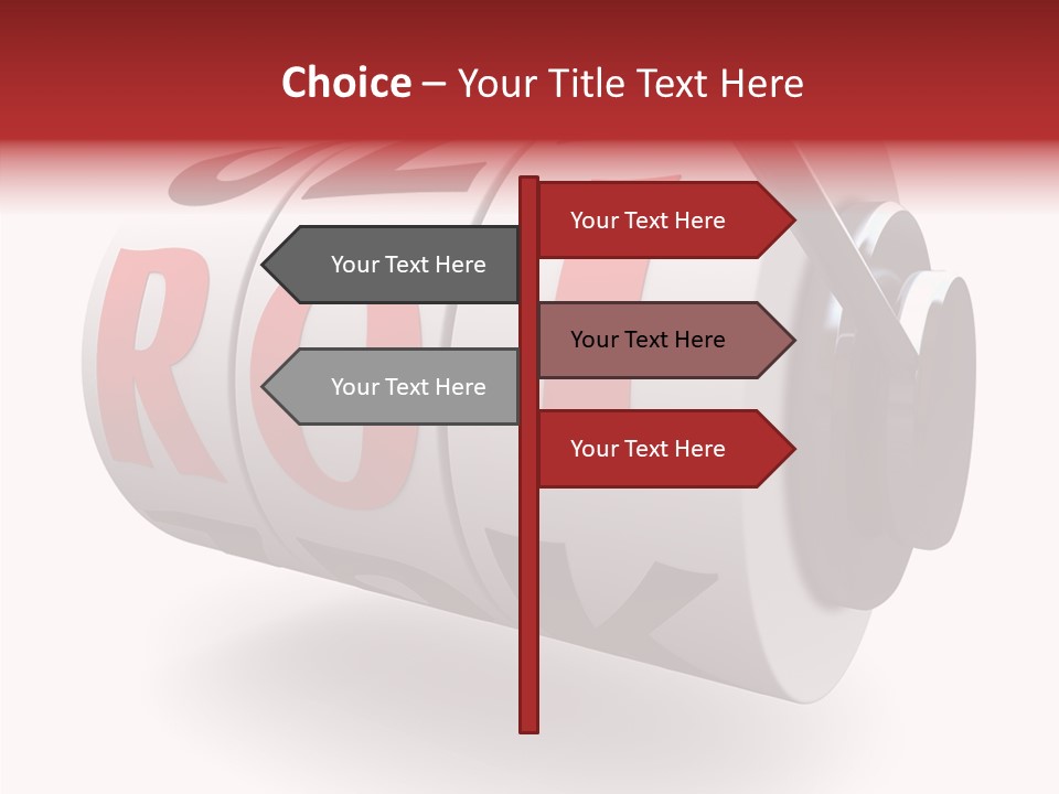 Chance Unsure Word PowerPoint Template