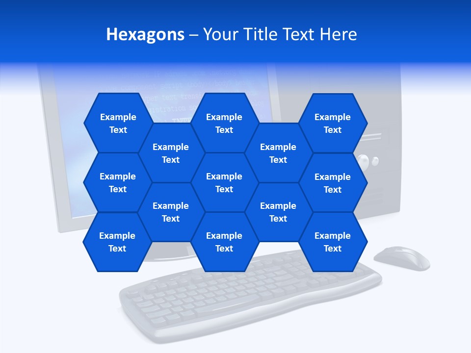 Hand Web Keyboard PowerPoint Template