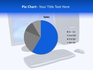 Hand Web Keyboard PowerPoint Template