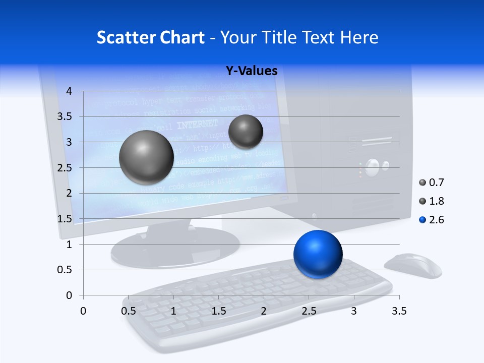 Hand Web Keyboard PowerPoint Template