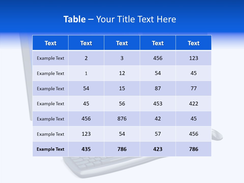 Hand Web Keyboard PowerPoint Template