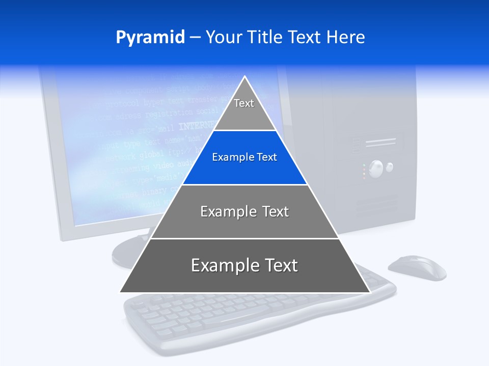 Hand Web Keyboard PowerPoint Template