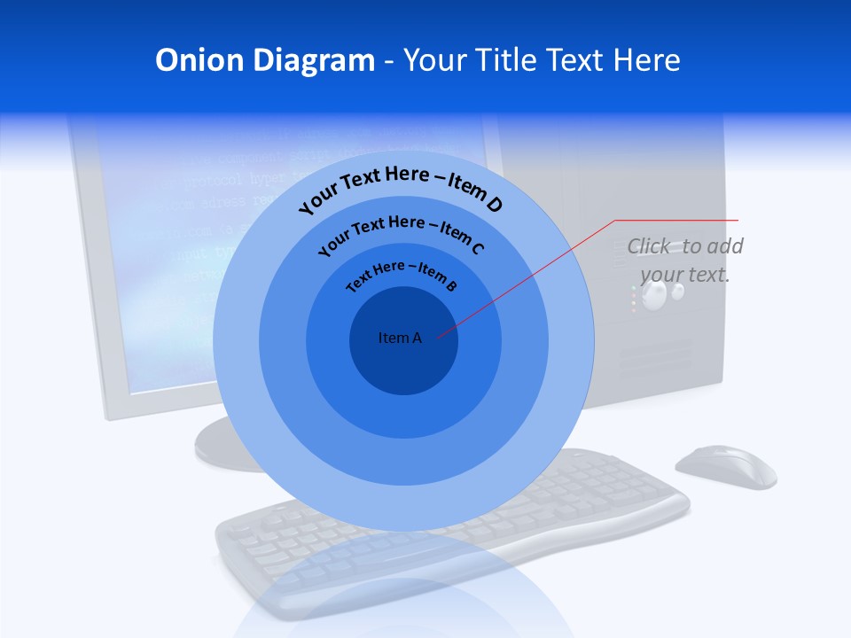 Hand Web Keyboard PowerPoint Template