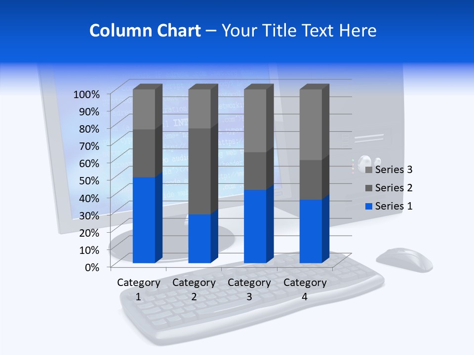 Hand Web Keyboard PowerPoint Template