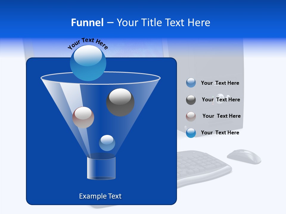 Hand Web Keyboard PowerPoint Template