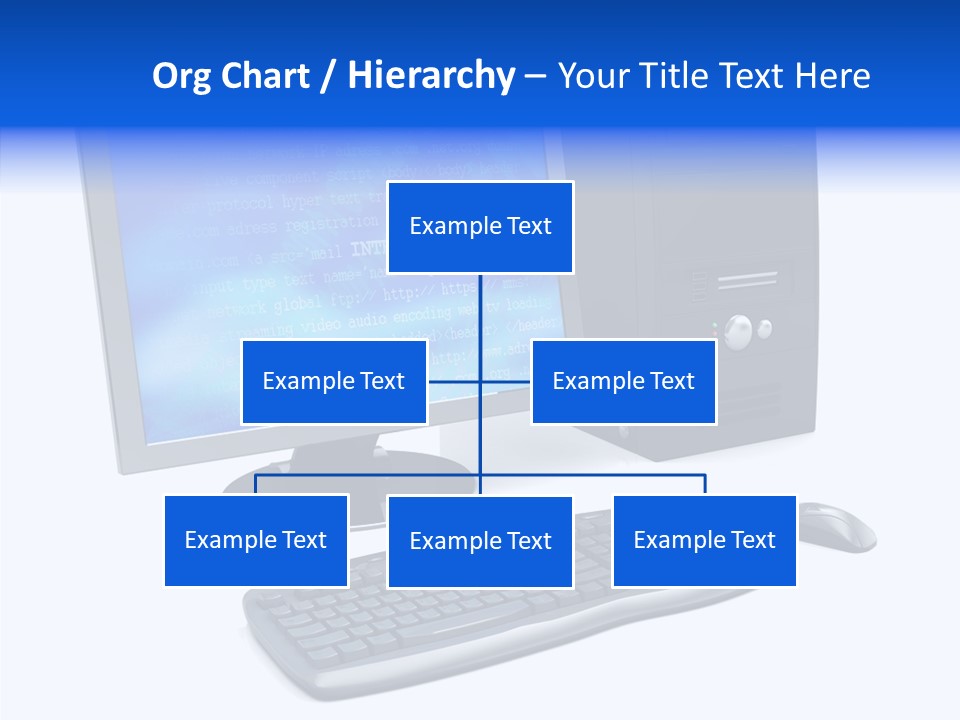 Hand Web Keyboard PowerPoint Template
