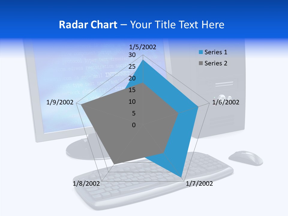 Hand Web Keyboard PowerPoint Template